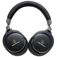 Audio-Technica铁三角 ATH-MSR7 BK Hi-Res高解析音质 便携头戴式耳机 黑色(日本品牌 香港直邮)