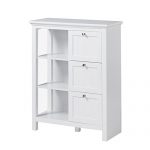 好事达 雅尼克收纳柜三抽收纳柜置物储物柜(白色)1195