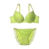 PEACH JOHN 蜜桃派 蕾丝文胸+内裤套装 多色 ピーチ・ジョン YM NEWシンプルレースブラセット