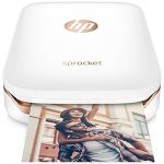 HP惠普 小印Sprocket 100(白) 口袋照片打印机 无墨打印 蓝牙连接 移动打印 便携打印 随身打印 +相纸+笔记本