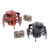 美国HEXBUG赫宝 机器虫系列-蜘蛛战士加强版对战套装 红色蓝色可选 欧美市场家喻户晓 智能玩具 孩童礼物好选择