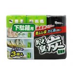 ST鸡仔 鞋柜脱臭剂活性炭除臭剂鞋子除味 1盒3枚装 日本原装进口脱臭碳 (鞋柜除臭2盒6枚)