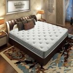 Airland雅兰 舒伯特床架+希尔顿酒店版床垫套餐 真皮高档双人床 整网弹簧乳胶席梦思床垫1.8m*2.0m