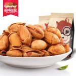 Three Squirrels三只松鼠 手剥巴旦木235gx2袋 零食坚果炒货特产干果巴达木