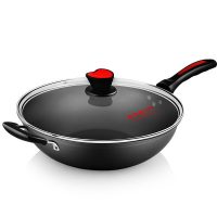 COOKER KING炊大皇 WG15075无烟锅不粘锅炒锅34cm不粘锅无油烟炒勺家用燃气灶适用