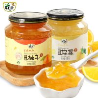 花圣 蜂蜜柚子茶480g+柠檬茶480g 冲饮品韩国进口风果味茶酱 送杯勺