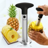 mastrad 法国进口 切菠萝工具 削菠萝神器 304不锈钢削皮器 去皮菠萝刀