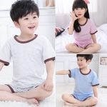 Bejirog北极绒 儿童套装男童女童夏装宝宝短袖短裤超人新款两件套