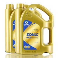 SONIC龙蟠 9000 汽车发动机润滑油 全合成机油 5W-30 4L*2桶