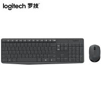 Logitech罗技 MK235 无线键盘鼠标套装防泼溅省电办公游戏薄款无线键鼠套装