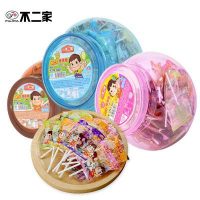 FUJIYA不二家 棒棒糖60支桶装 375g 儿童零食糖果星空硬糖喜糖批发生日糖果