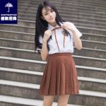 德斯尼舜 日系圆领jk制服水手服衬衫裙学生装套装高中班服夏季校服