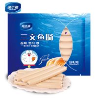 Deep Gulf深水湾 三文鱼肠 成人海鲜肠 休闲即食鱼肉零食火腿香肠 280g*3包 *5件