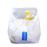 智骋 车载垃圾袋汽车用垃圾桶创意挂式垃圾箱时尚粘贴式多功能车内用品 23*30cm 4包12个