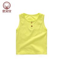 Yobeyi优贝宜 宝宝背心 女童无袖T恤童装男童夏季儿童上衣薄款 婴儿夏装