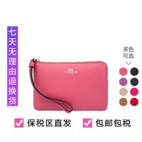 COACH蔻驰 女士牛皮零钱包手包手腕袋F58032