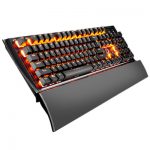 达尔优 EK835 机械键盘104键大手托金属背光有线游戏键盘