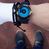 Aidis爱迪时 MY-1701 中学生手表男女孩青少年概念手表韩版创意潮流时尚休闲防水石英表