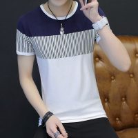 潮强 男士短袖T恤夏季新款纯棉休闲大码半袖夏装学生韩版小衫上衣服潮 多款可选