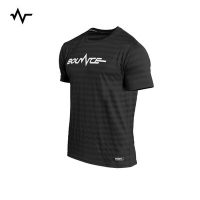 BOUNCE 2017二代呼吸弹力男士短袖T恤横条纹网眼跑步健身运动体恤SU17CIT01
