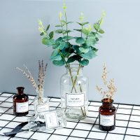 翻旧事 ins花瓶摆件创意家居桌柜台少女心插花干花玻璃透明客厅小装饰品