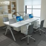 艺特佳 办公桌单人位桌椅组合家具员工职员屏风工作位电脑桌 1.4米