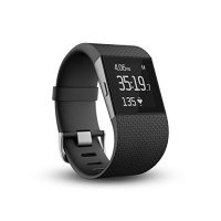 Fitbit Surge 智能乐活手环 GPS全球定位 心率实时检测 手机音乐操控 智能手表全能王 黑色 S FB501BKS-CN
