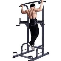 KANSOON凯速 多功能单杠双杠引体向上器 豪华商用级综合训练器 家庭健美专业器材1010A +美版健腹轮