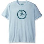 Original Penguin 企鹅牌男士圆领印花T恤 Men's Triblend Distreshort Sleeveed Circle Logo Tee