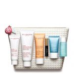 Clarins娇韵诗 轻松周末组合(美颜霜50ML+手部修护霜100ML+橘子洁面磨砂膏50ML+恒润保湿霜15ML+魅彩睫毛膏3ML+即时眼部卸妆水30ML)(法国品牌 香港直邮)