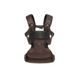 BABYBJORN BABY CARRIER ONE 婴儿背带 (棕色 网眼透气面料 可后背 新生即可使用)