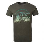 Marmot土拨鼠 男士 户外圆领印花休闲运动T恤 F900445 三色