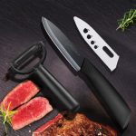 德利尔 陶瓷刀切菜刀陶瓷刀套装瓜果刀带刀鞘厨房刀具水果刀 2件