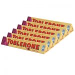 瑞士Toblerone三角 巧克力牛奶葡萄干蜂蜜巴旦木糖100g*6条