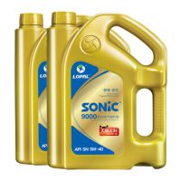 SONIC龙蟠 9000 机油 汽车发动机润滑油 大众丰田正品全合成5W-40 4L*2桶