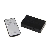 赛康 HDMI切换器3进1出hdmi分配器高清电视视频分屏器 带遥控