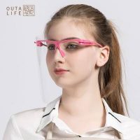 Sunny Smile阳光微笑 通用 做饭神器炒菜防油溅油烟面具双面加强防雾面罩可水洗透明厨房面罩 送冰丝袖套