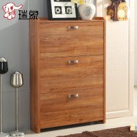 瑞象家具 Y17 17cm超薄鞋柜实木色简易柜玄关翻斗鞋柜免漆现代简约田园鞋架
