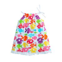 Fitbear费特贝儿 婴儿吊带裙0-1岁小女孩裙夏季女宝宝连衣裙公主碎花裙童装