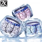 Zukulife 男士内裤冰丝性感青年四角裤裤头透气吸汗平角裤夏季无痕 3条装