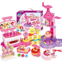 Disney迪士尼 DS-1617 橡皮泥套装雪糕机彩泥模具工具无毒黏土手工泥超轻粘土玩具