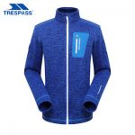英国TRESPASS 秋冬户外新款抓绒衣 男款防风摇粒薄款双面运动外套
