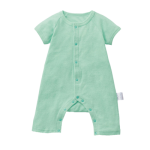 SENSHUKAI千趣会 BABY婴儿男女宝宝毛巾布夏季短袖蛙式连体衣爬服 C60233