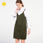 cachecache 纯色吊带经典款连衣裙 5230004558