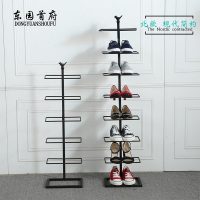 东园首府 dy-131 铁艺鞋架多层简易客厅家用经济型多功能现代简约迷你防尘收纳鞋柜