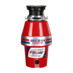 Becbas贝克巴斯 E30 厨房食物垃圾处理器家用厨余粉碎机无线开关免打孔 送冰淇淋机