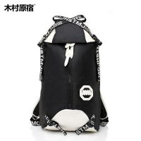 MXM木村原宿 韩版潮书包中学生双肩包女学院风背包男街头休闲旅行包包