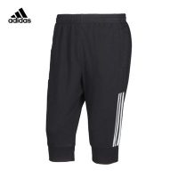 Adidas阿迪达斯 运动型格 男子 七分裤 蓝色 Z32382