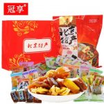 冠享 北京特产大礼包京八件礼盒零食小吃糕点蜜麻花驴打滚果脯冰糖葫芦500g