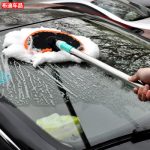 Buddy布迪 伸缩蜡拖 洗车刷子软毛除尘掸子伸缩擦车拖把刷车长柄清洁工具汽车用品专用